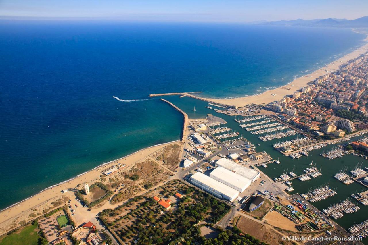 "Mediterranee" Salon Vue Mer Au Coeur De La Ville 10M De La Plage กาเนต์-อ็อง-รูสซียง ภายนอก รูปภาพ