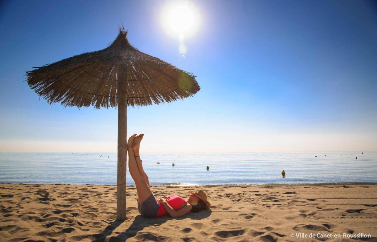 "Mediterranee" Salon Vue Mer Au Coeur De La Ville 10M De La Plage กาเนต์-อ็อง-รูสซียง ภายนอก รูปภาพ